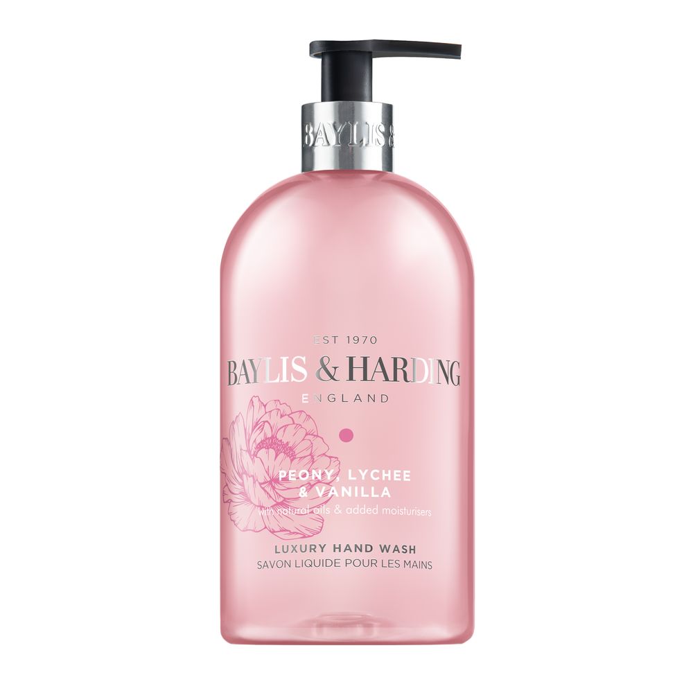 Baylis & Harding - Luxury Hand Wash - Peony, Lychee & Vanilla - 500 ml