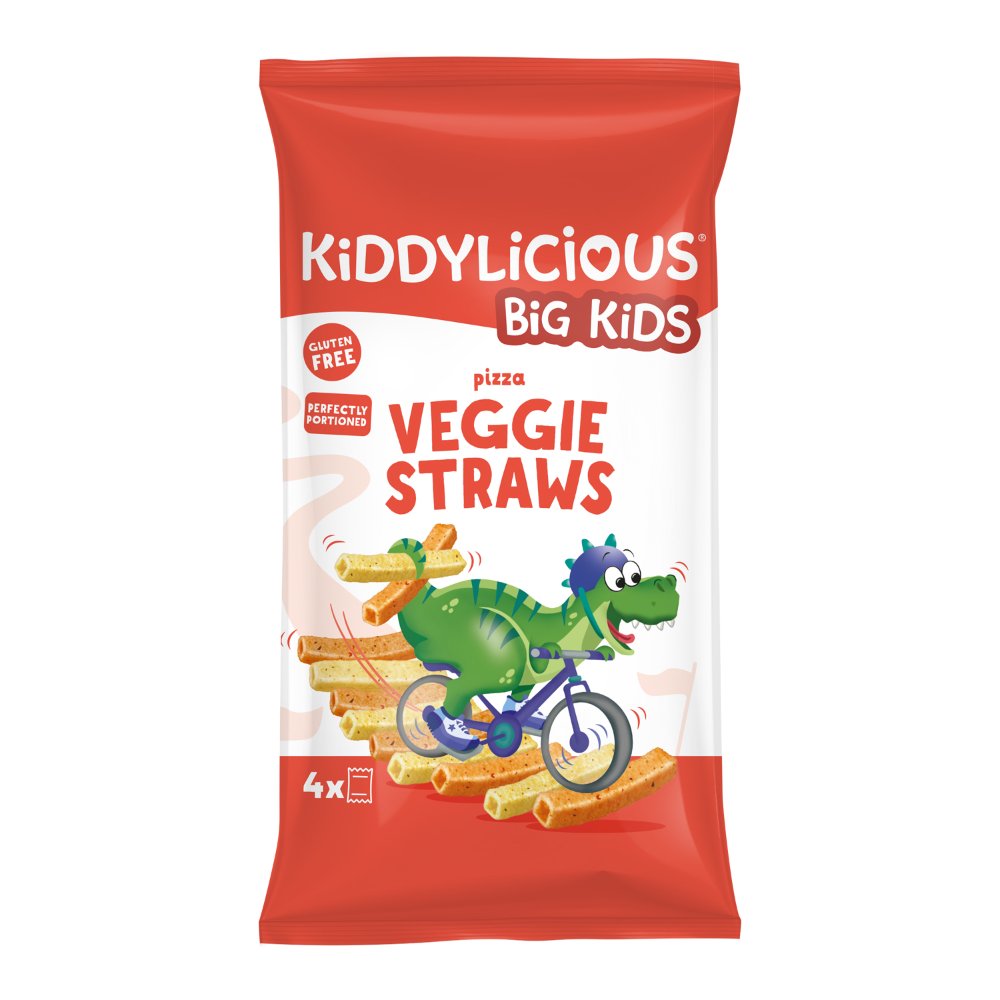 Kiddylicious - Pizza Veggie Straws - 4pcs - 48g