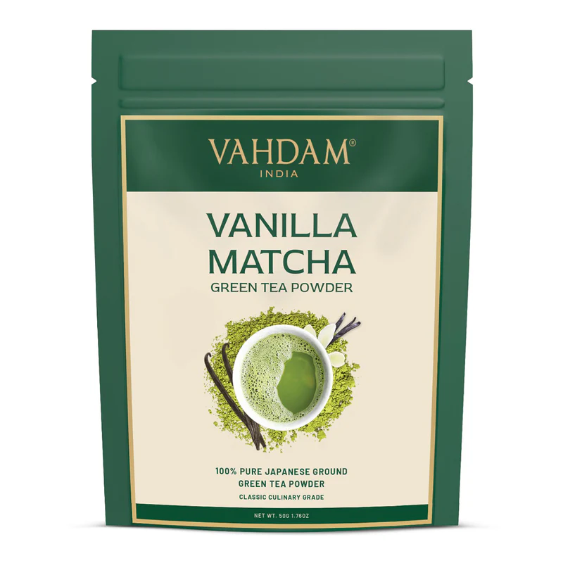 Vahdam - Vanilla Matcha Green Tea Powder - 50 gm