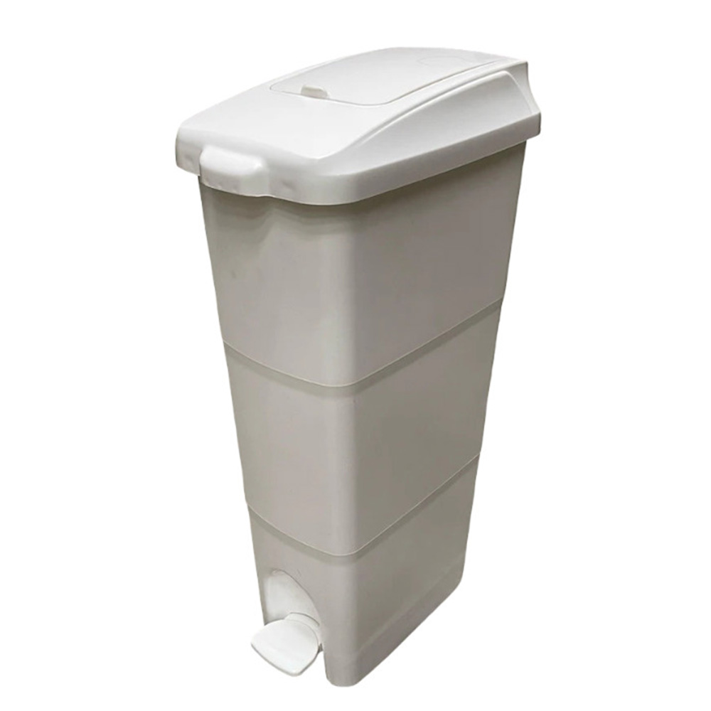 Lizzom - Sanitary Pads Bin - White - 18 L