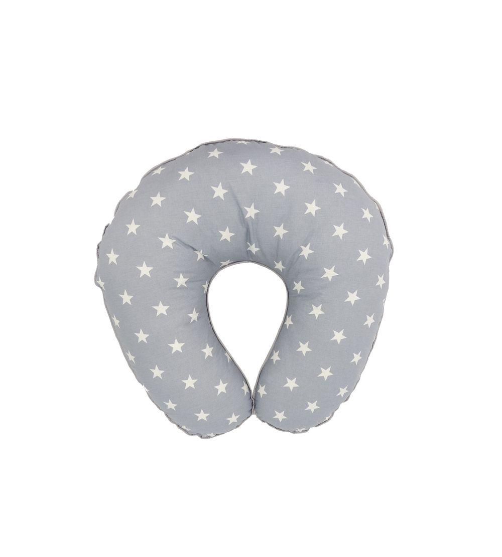 Bibena Nova - Elephant Breastfeeding Pillow - Grey Stars