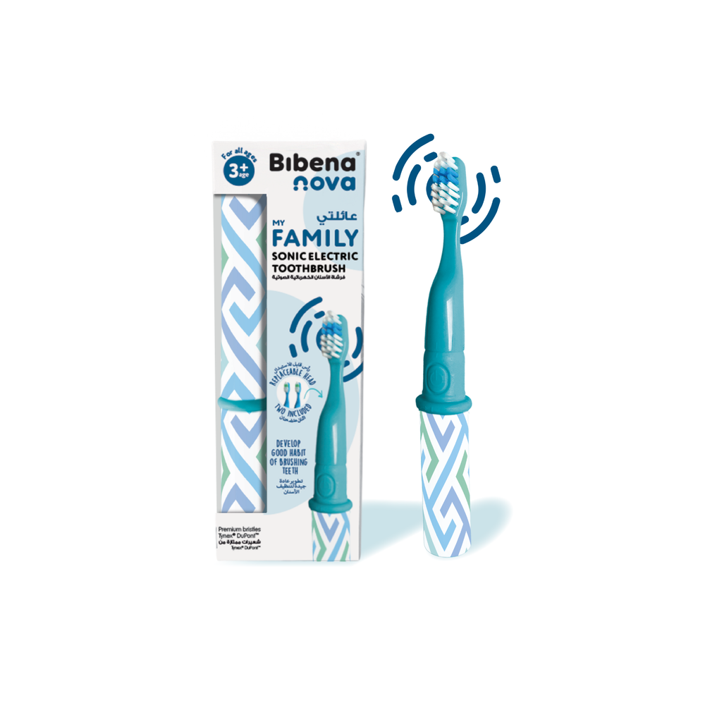 Bibena Nova - My Family Sonic Electric Toothbrush With 2 Brushheads