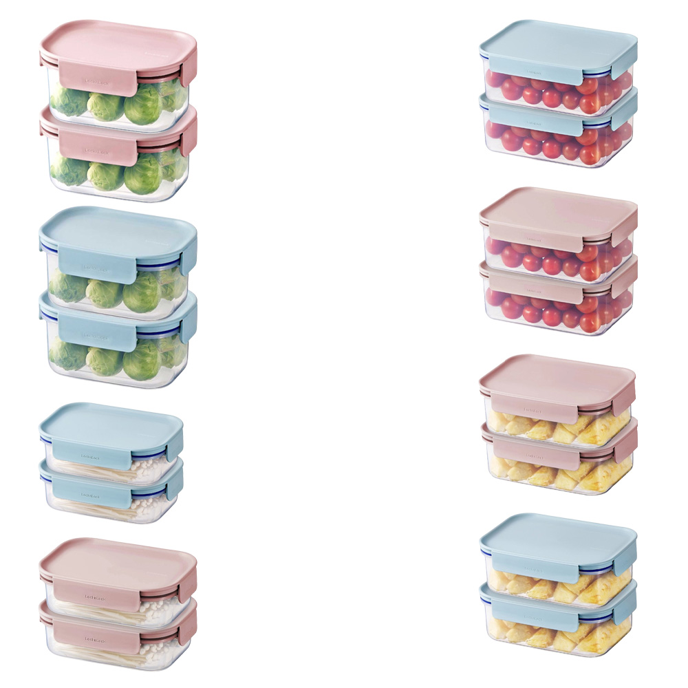 Locknlock - Classic Plus Rectangular Food Container - 2 Pc Set