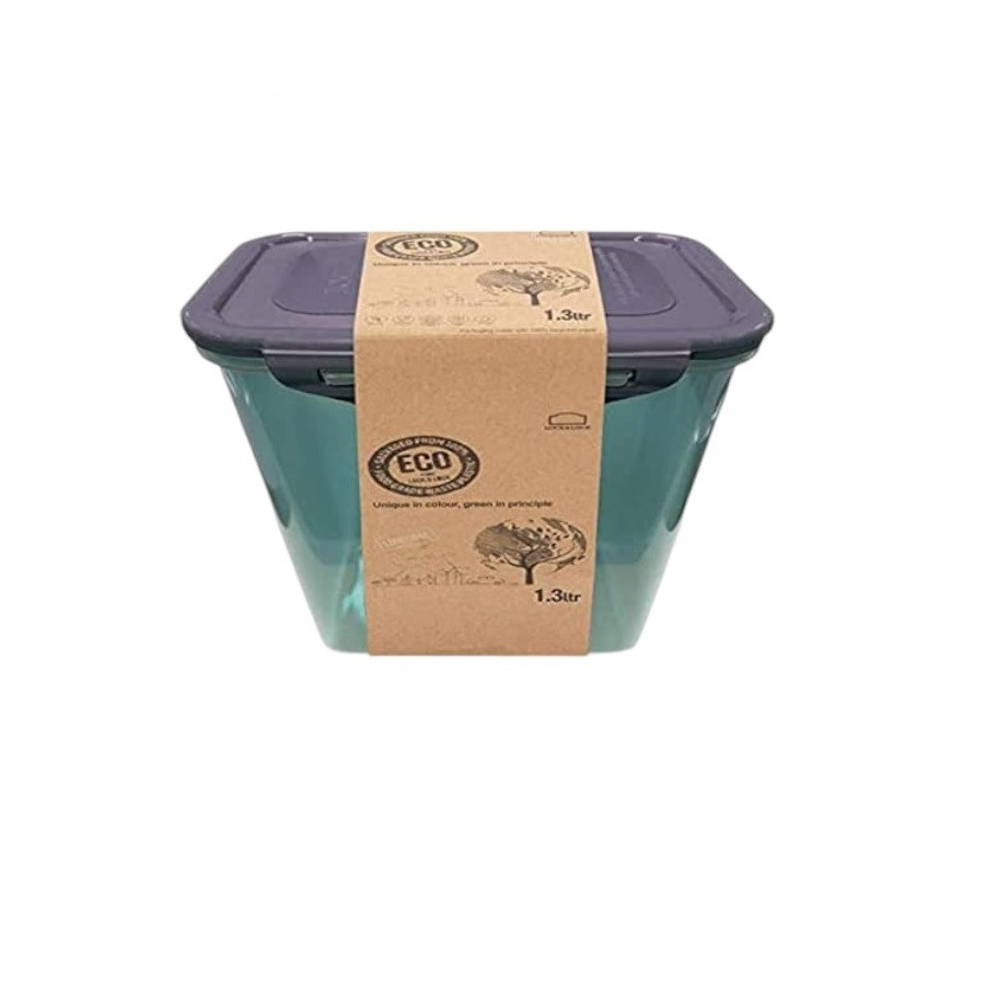 LocknLock - Eco-Friendly Airtight Rectangular Food Container - 1.3L - Color May Vary