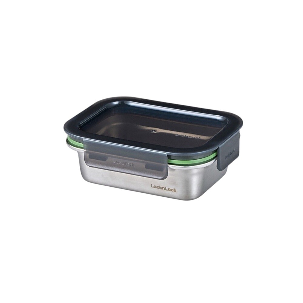 Lock&Lock - Stainless Steel Stackable Food Container Rectangle
