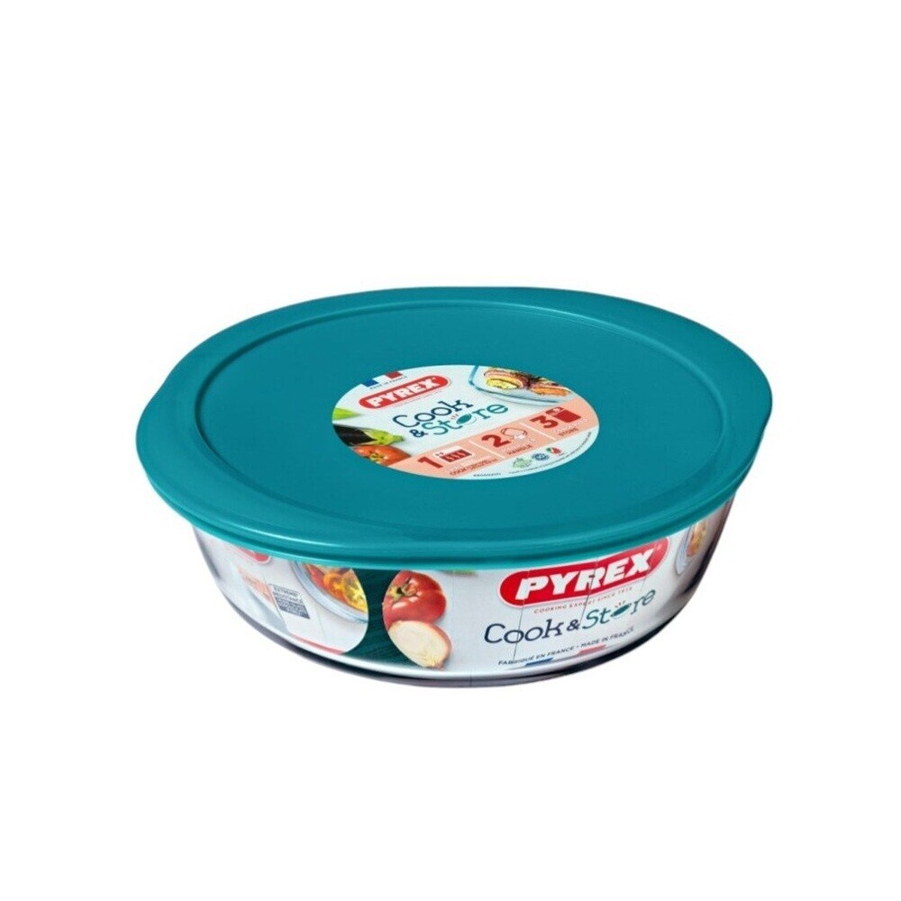 Pyrex - Cook & Store Round Roaster With Lid - 2.3 L