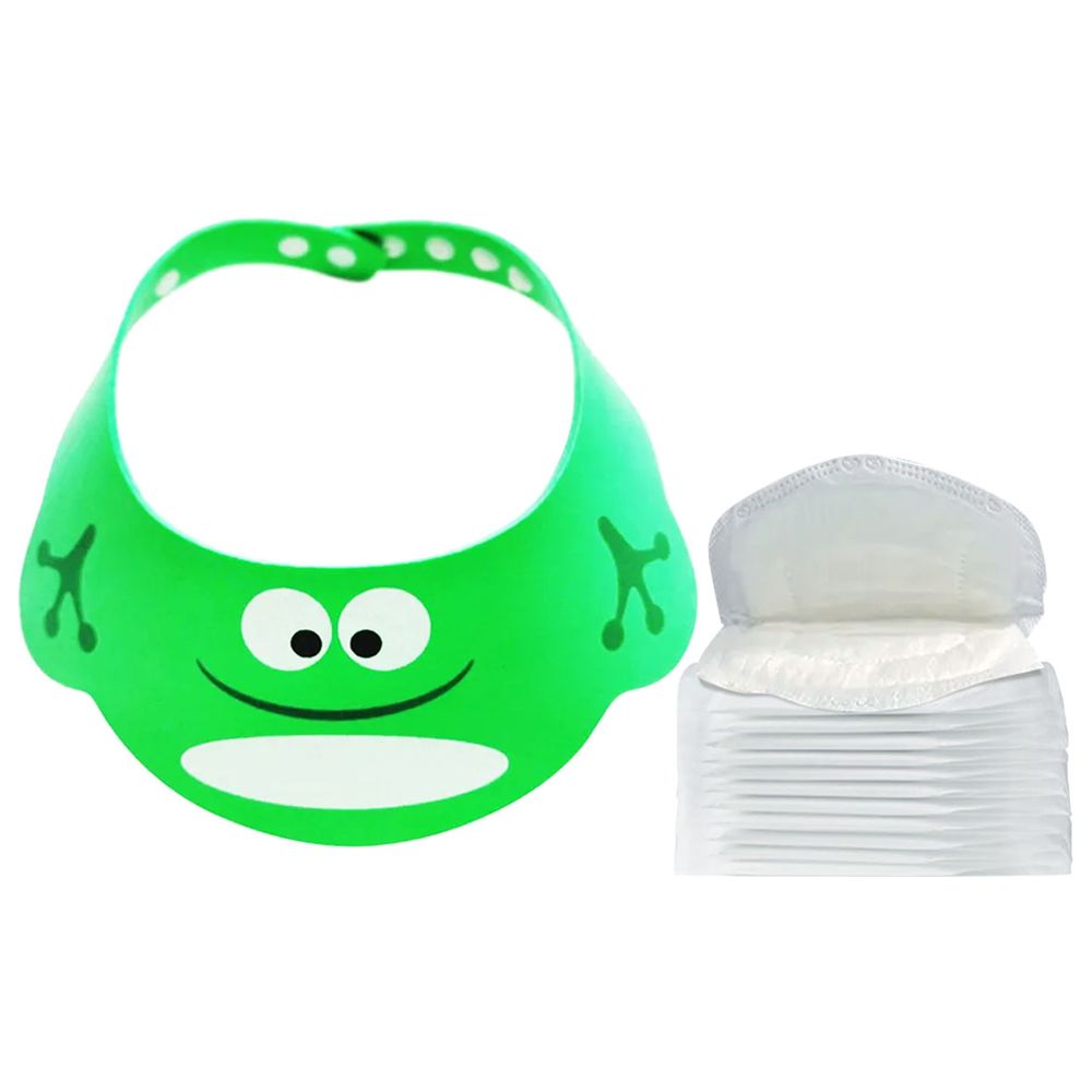 Star Babies - Kids Shower Cap With Breast Pad 20pcs - Green
