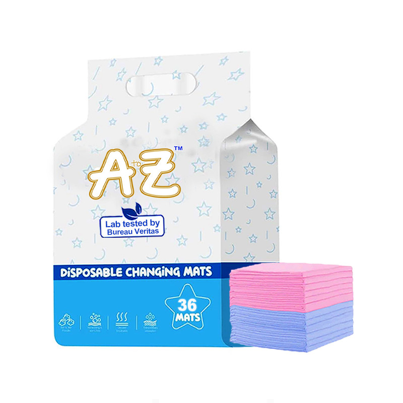 A To Z - Disposable Changing Mats - Pack of 36 - Multicolor - Large
