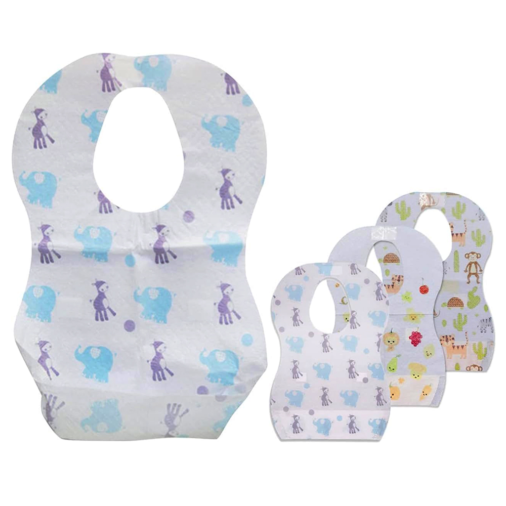 Star Babies - Disposable Bibs - Pack Of 33 - Multicolor