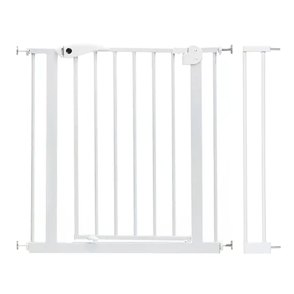 Star Babies - Auto-Close Safety Gate - 75-84cm + 10cm Extension Kit  & Baby Disposable Bibs - 20pcs