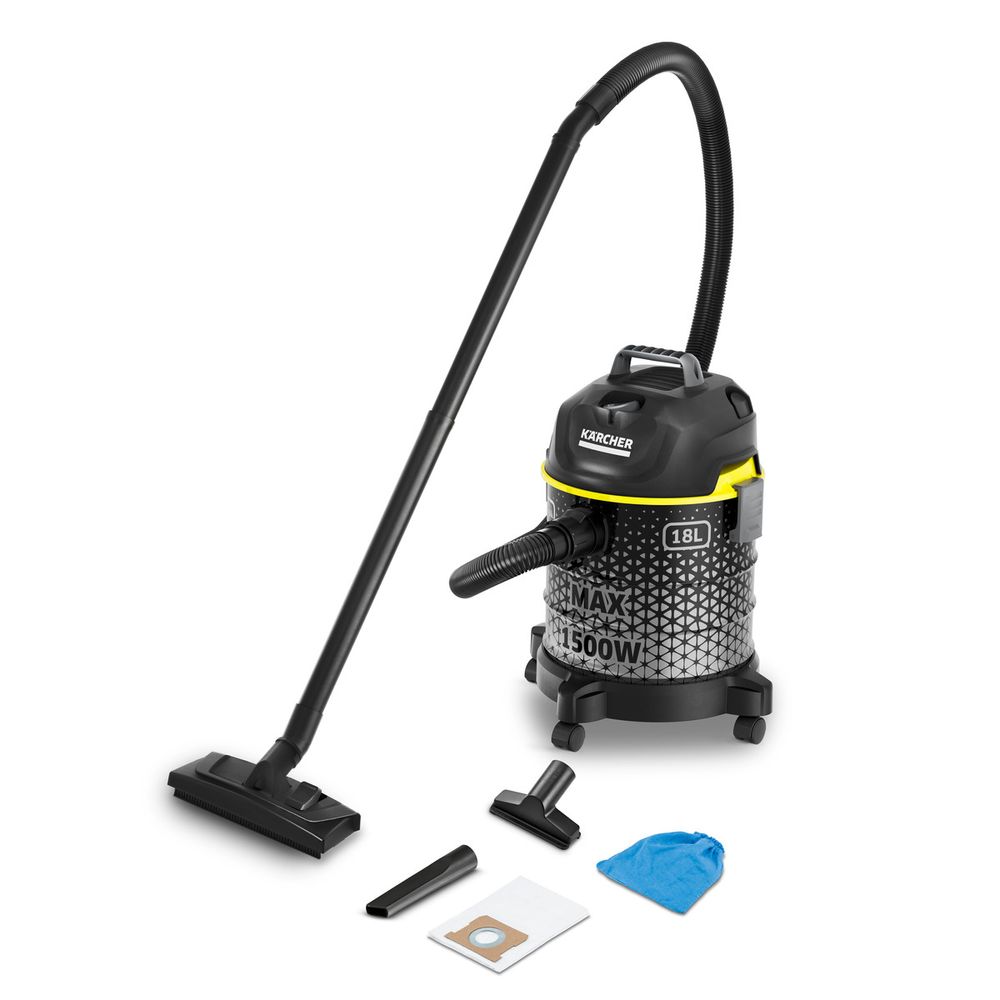 Karcher Canister Vacuum Cleaner DVAC 1500 - Black