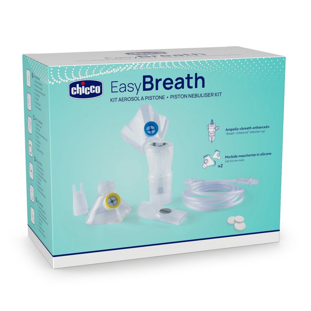 Chicco - Easy Breath Piston Nebuliser Kit - White