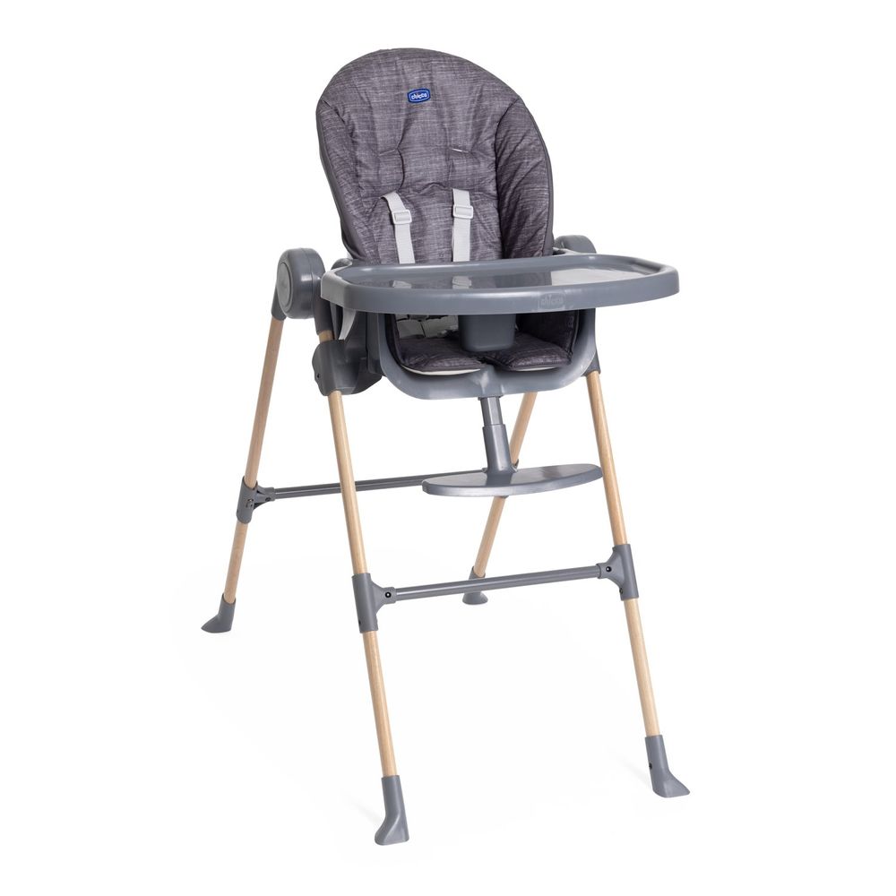 Chicco Polly Essential Foldable High Chair - Coal
