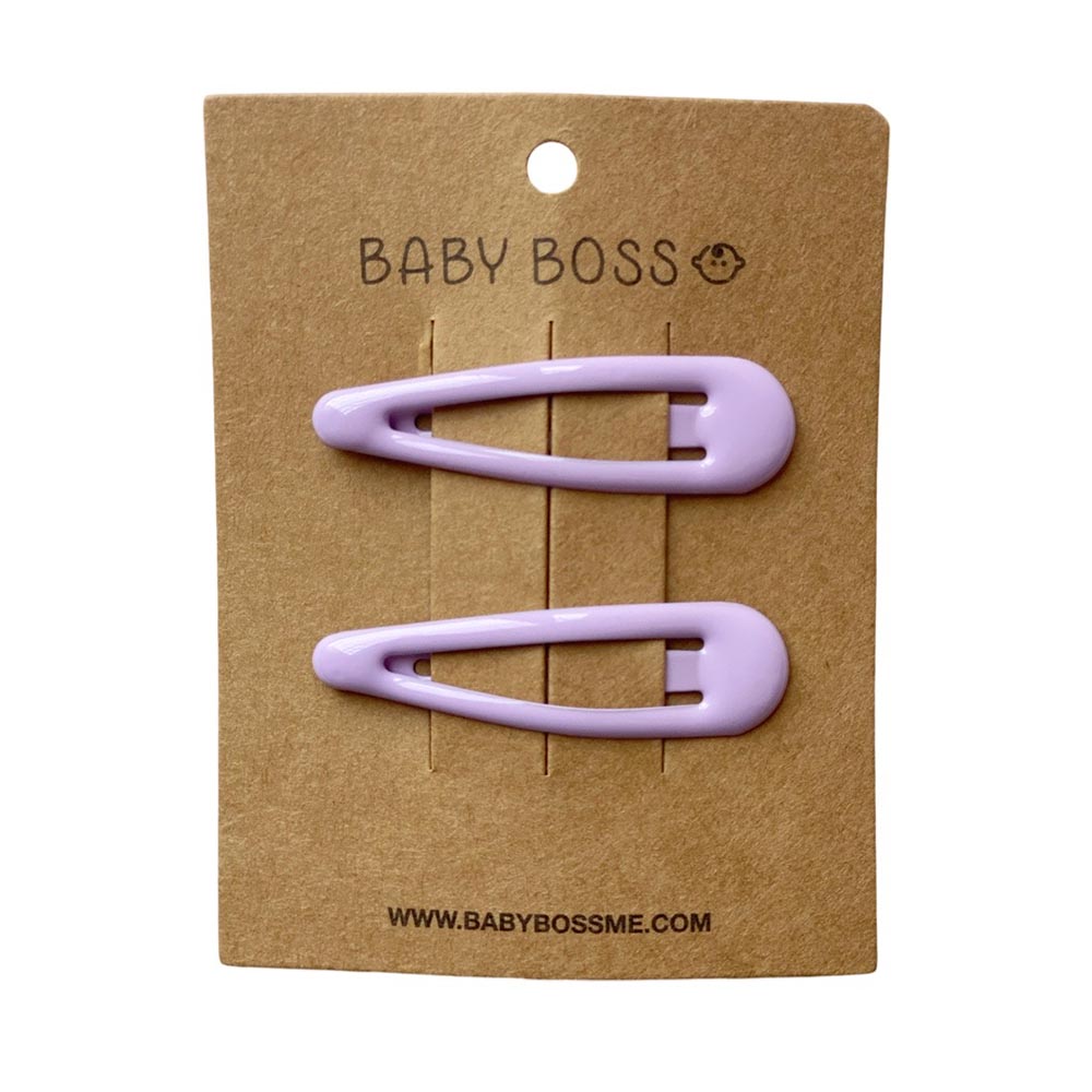 Baby Boss Kids Hair Clip Candy Light - Purple