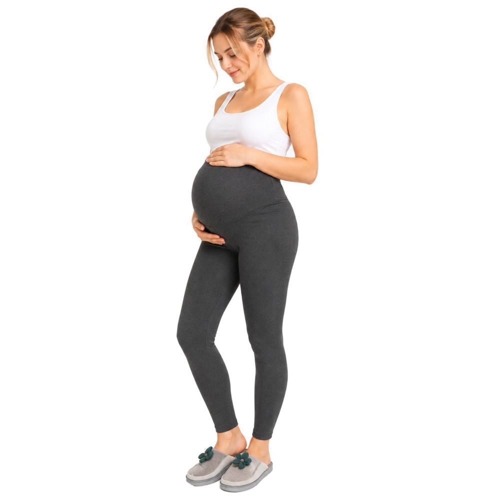 Tummy - Maternity Activewear Leggings - Grey