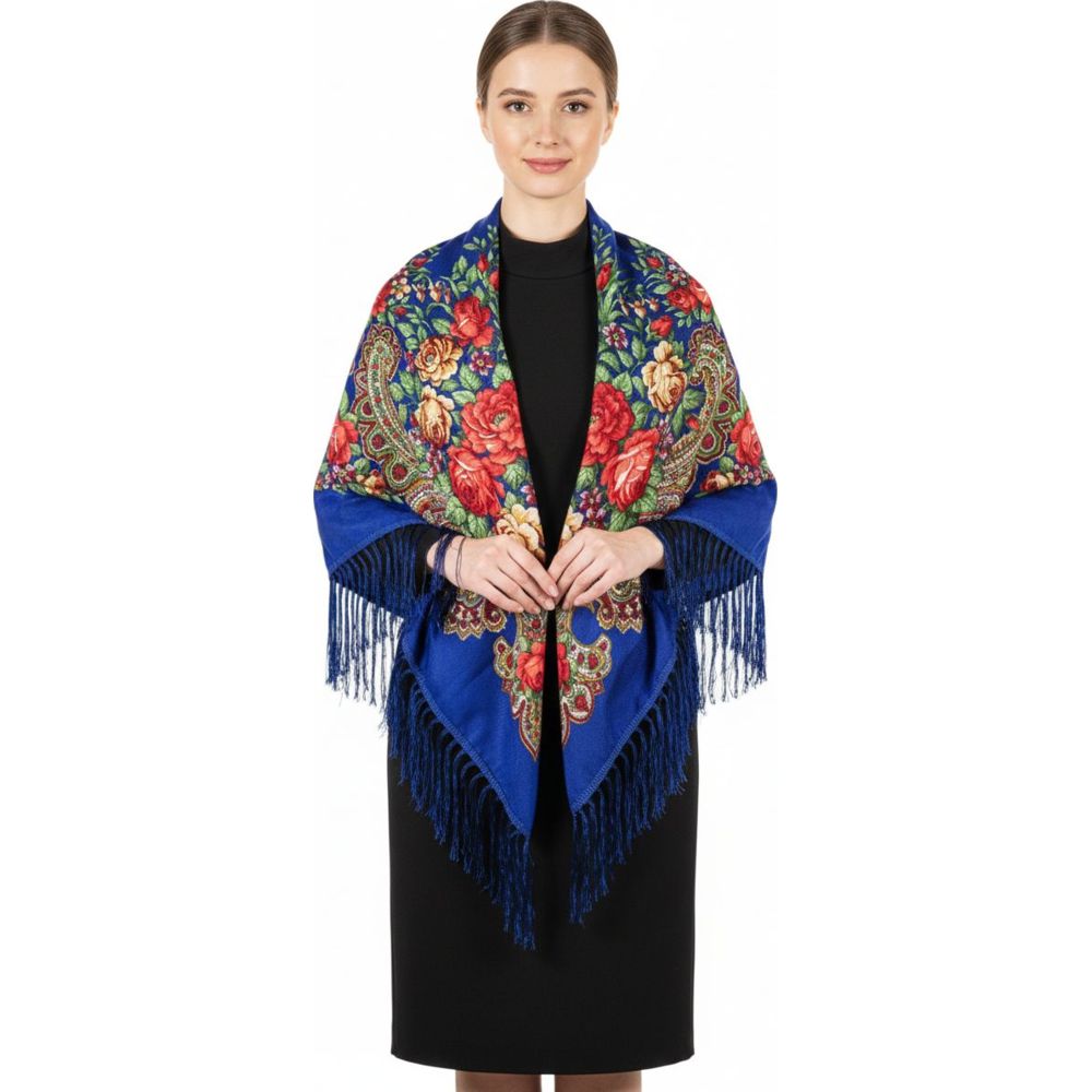 D' Daniela - Alesya Women's Eastern European Cotton Tassel Shawl