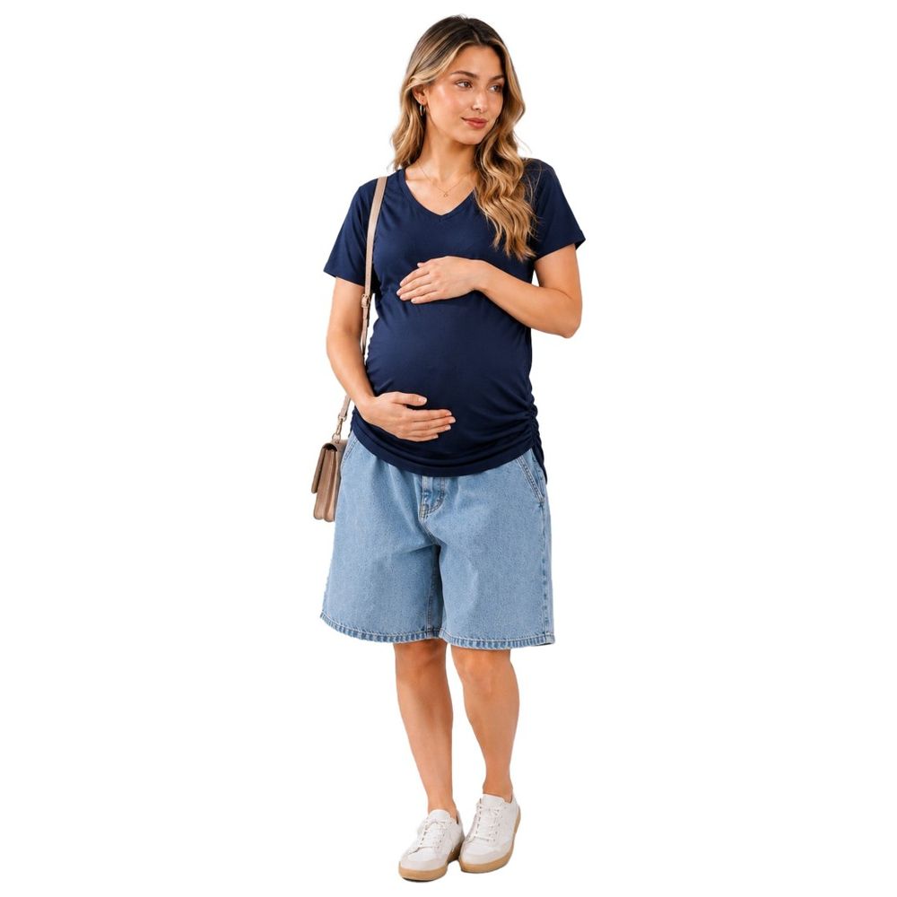 Tummy - Maternity T-Shirt - Blue