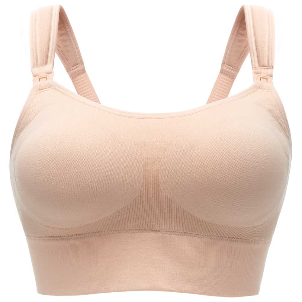 Momcozy - All-in-One Super Flexible Pumping Bra - Beige