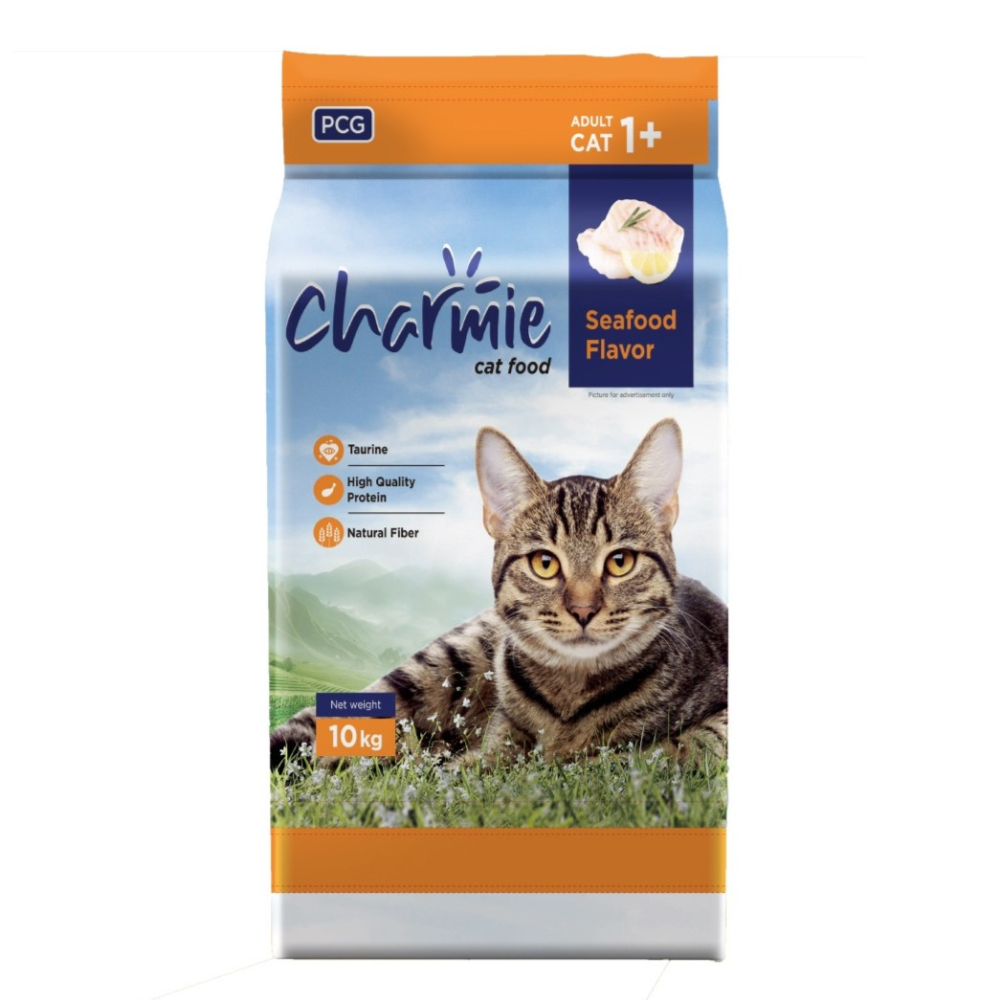 Charmie - Dry Cat Food Seafood Flavor - 10 Kg