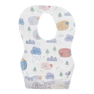 Cute 'n' Cuddle - Disposable Bibs - Sheep Pattern - Pack Of 50