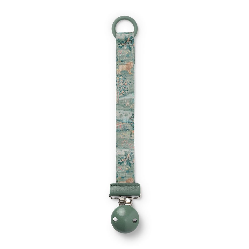 Elodie Details - Owl & Willow Wood Baby Pacifier Clip - Green