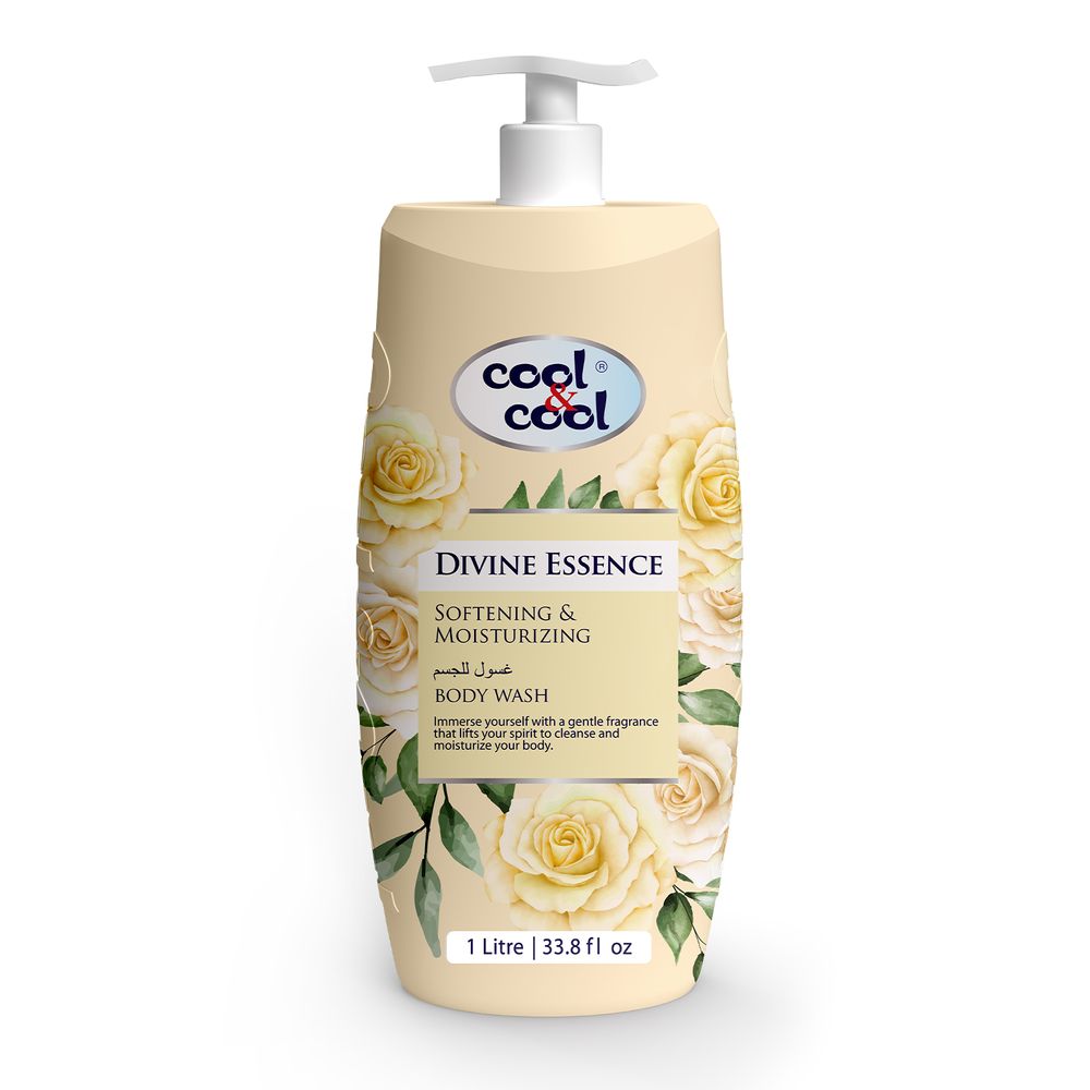 Cool & Cool Divine Essence Softening And Moisturizing Body Wash Yellow 1L