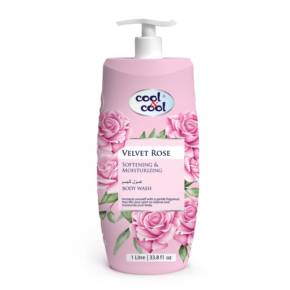 Cool & Cool - Body Wash Velvet Rose - 1l
