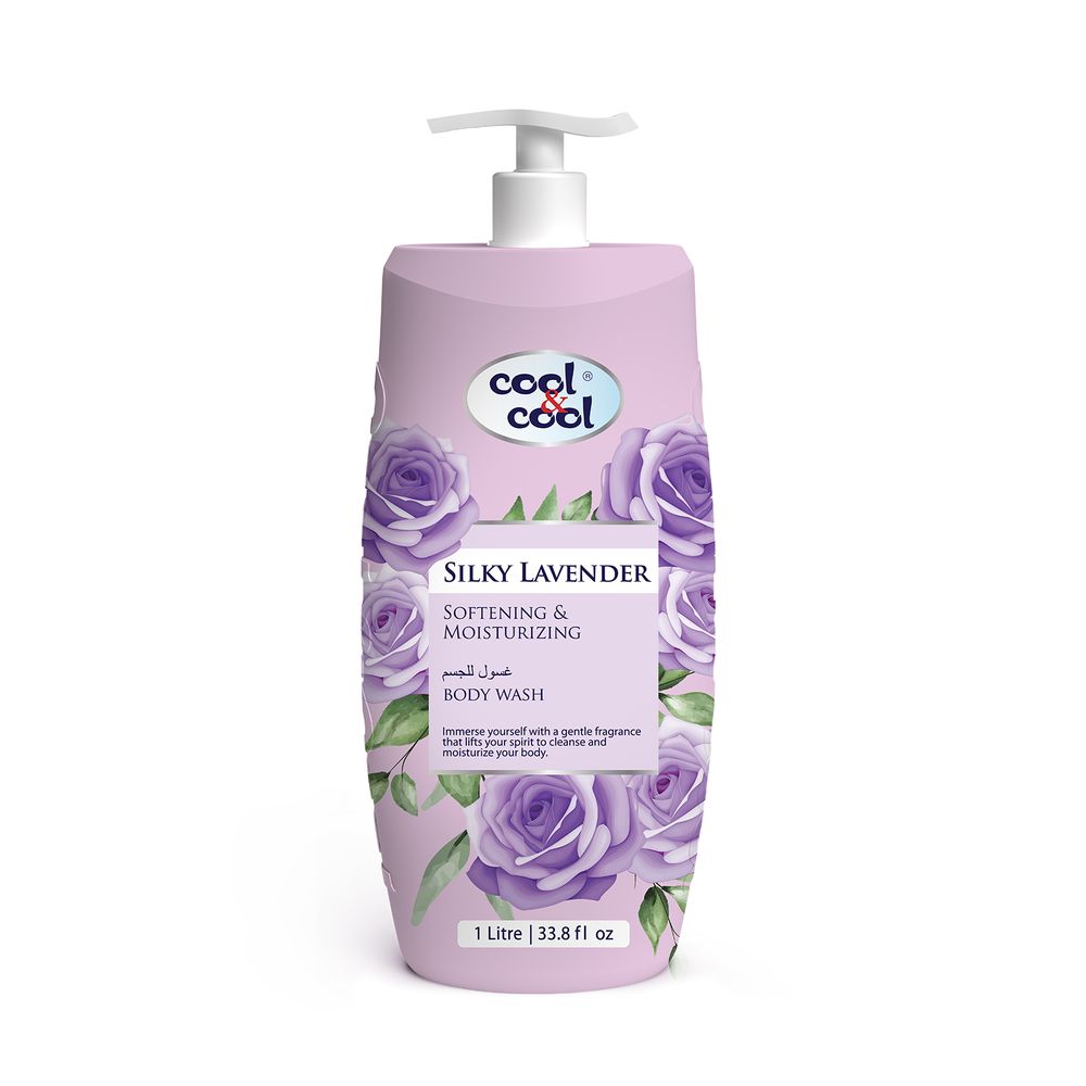 Cool & Cool - Body Wash Silky Lavender -1l