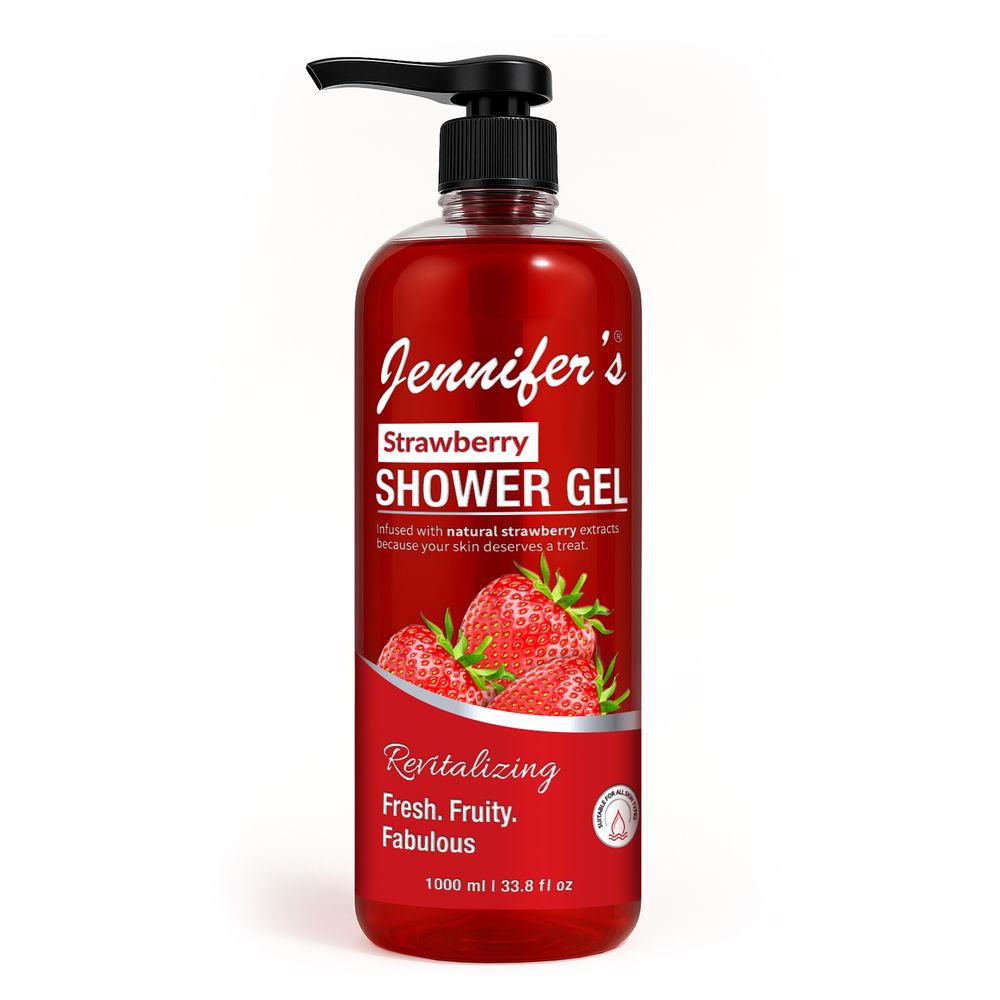 Jennifer's - Strawberry Shower Gel - 1L