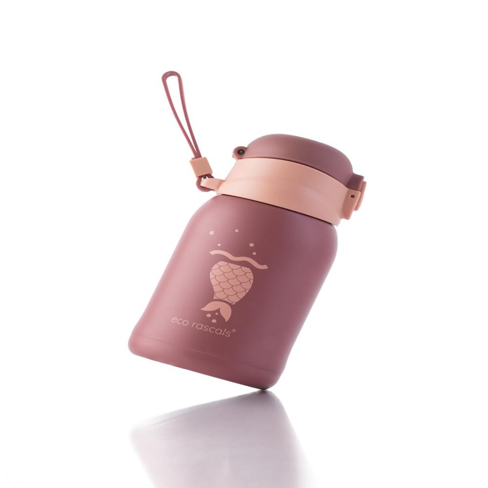Eco Rascals - Water Bottle - Mermaid - Rose - 480 ml