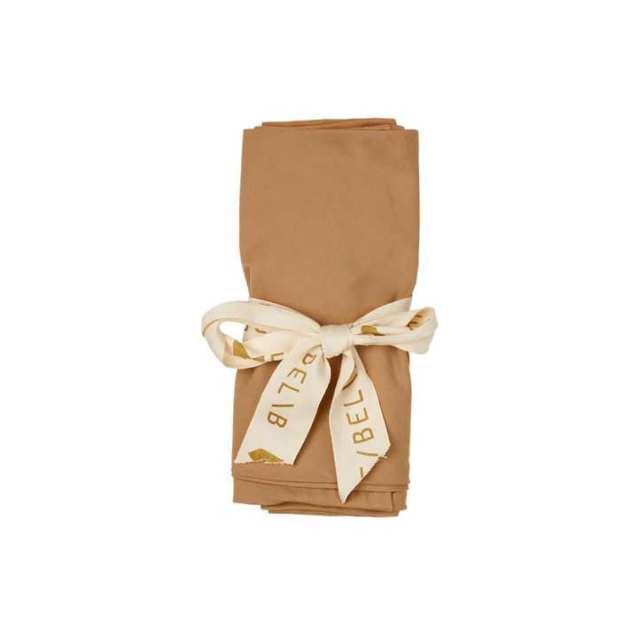 Fabelab - Kapok Nursing Pillow With Organic Cotton Cover - Caramel