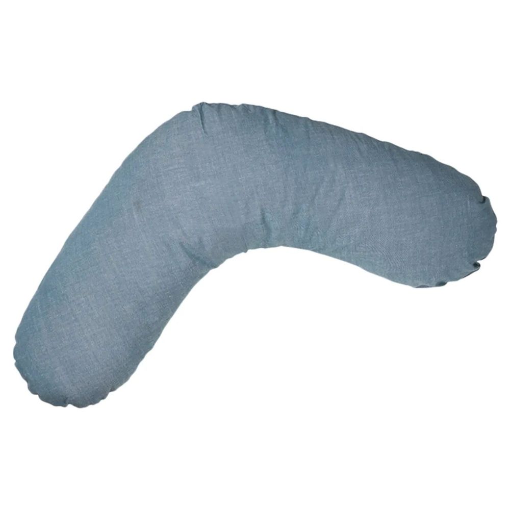 Fabelab - Kapok Nursing Pillow With Organic Cotton Cover - Blue