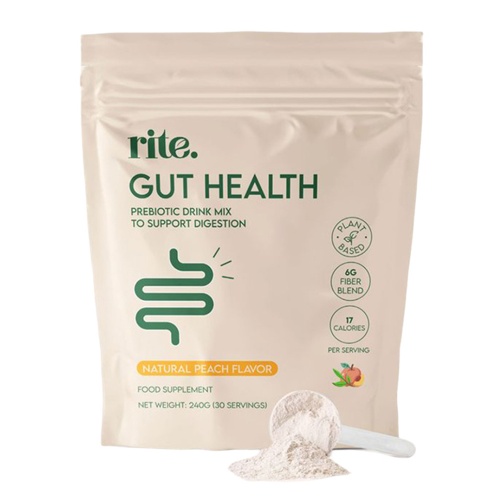 Rite - Gut Health Powder Drink Pouch - 240 gm - Peach