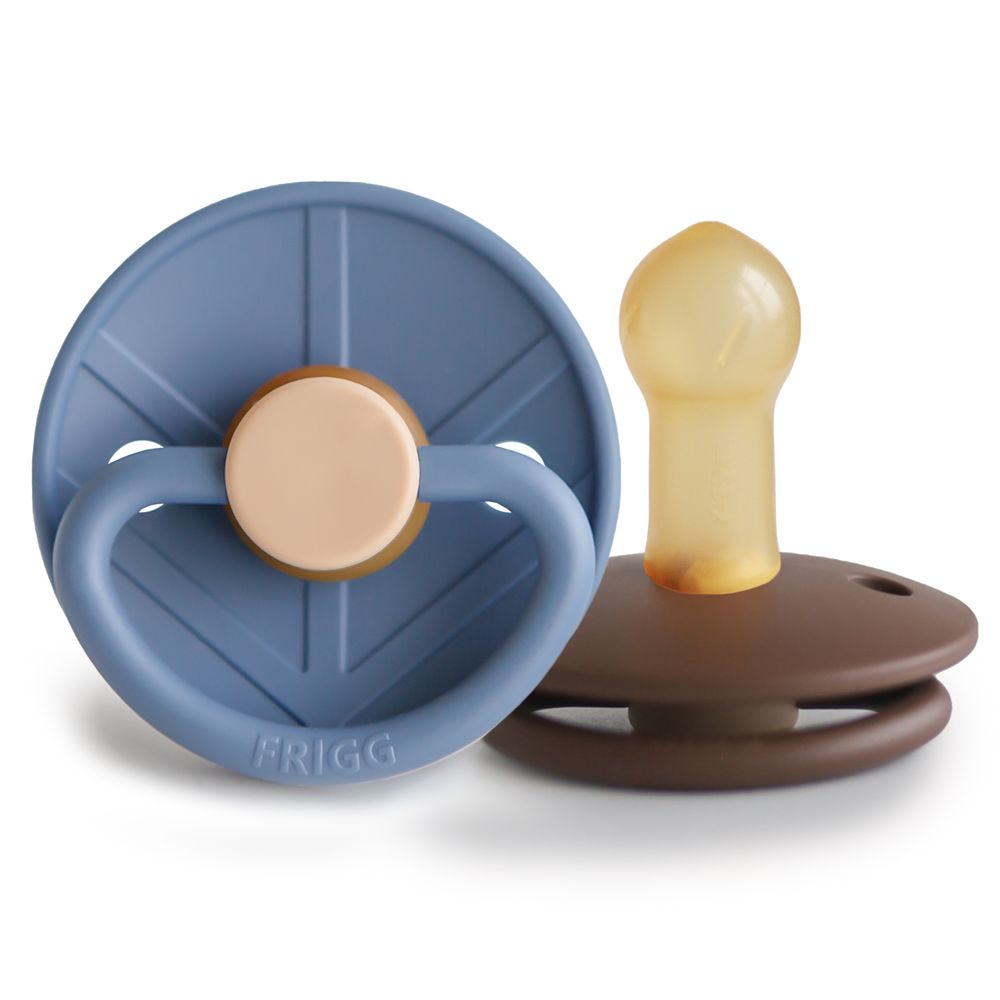 Frigg - Little Viking Latex Baby Pacifier 6-18M - 2pcs - Size2 - Ocean VieWithCocoa