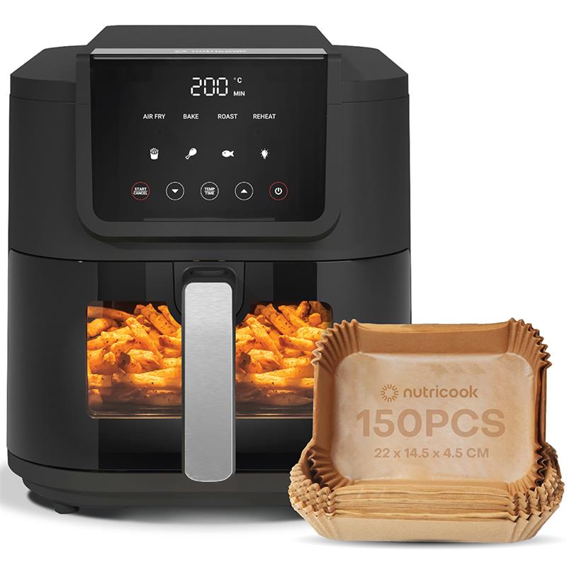 Nutricook Air Fryer Slim - 1500W - Black - 5L