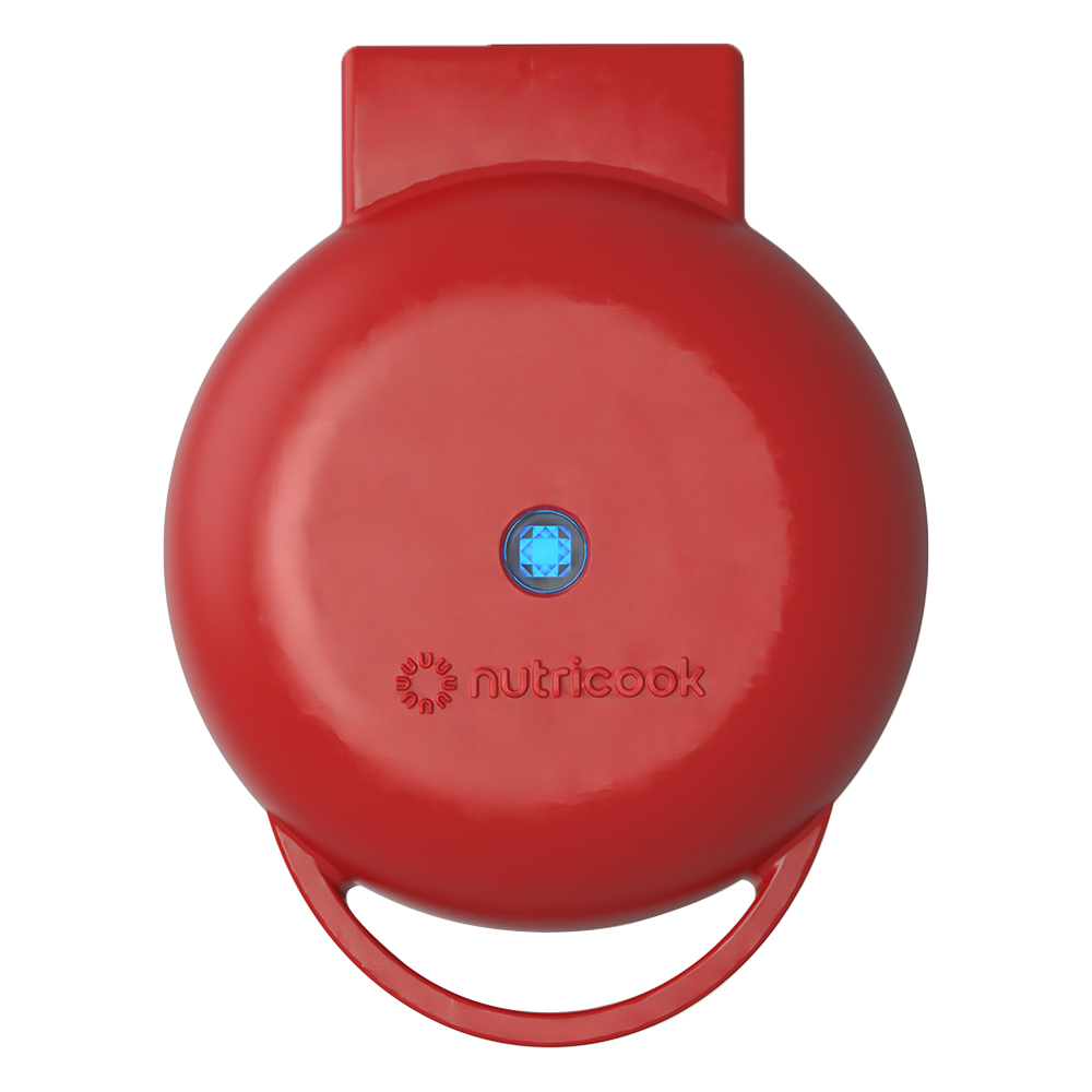 Nutricook Mini Waffle Maker - Red