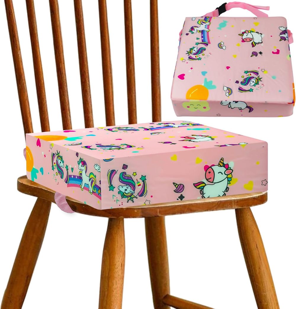UKR Toddler Booster Seat Pillow With Washable Cover Only - Multicolor