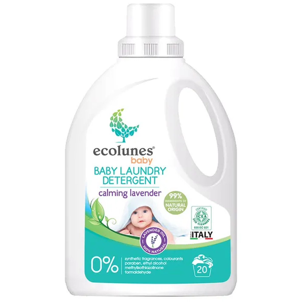 Ecolunes - Baby Laundry Detergent Calming - Lavender - 1000 ml
