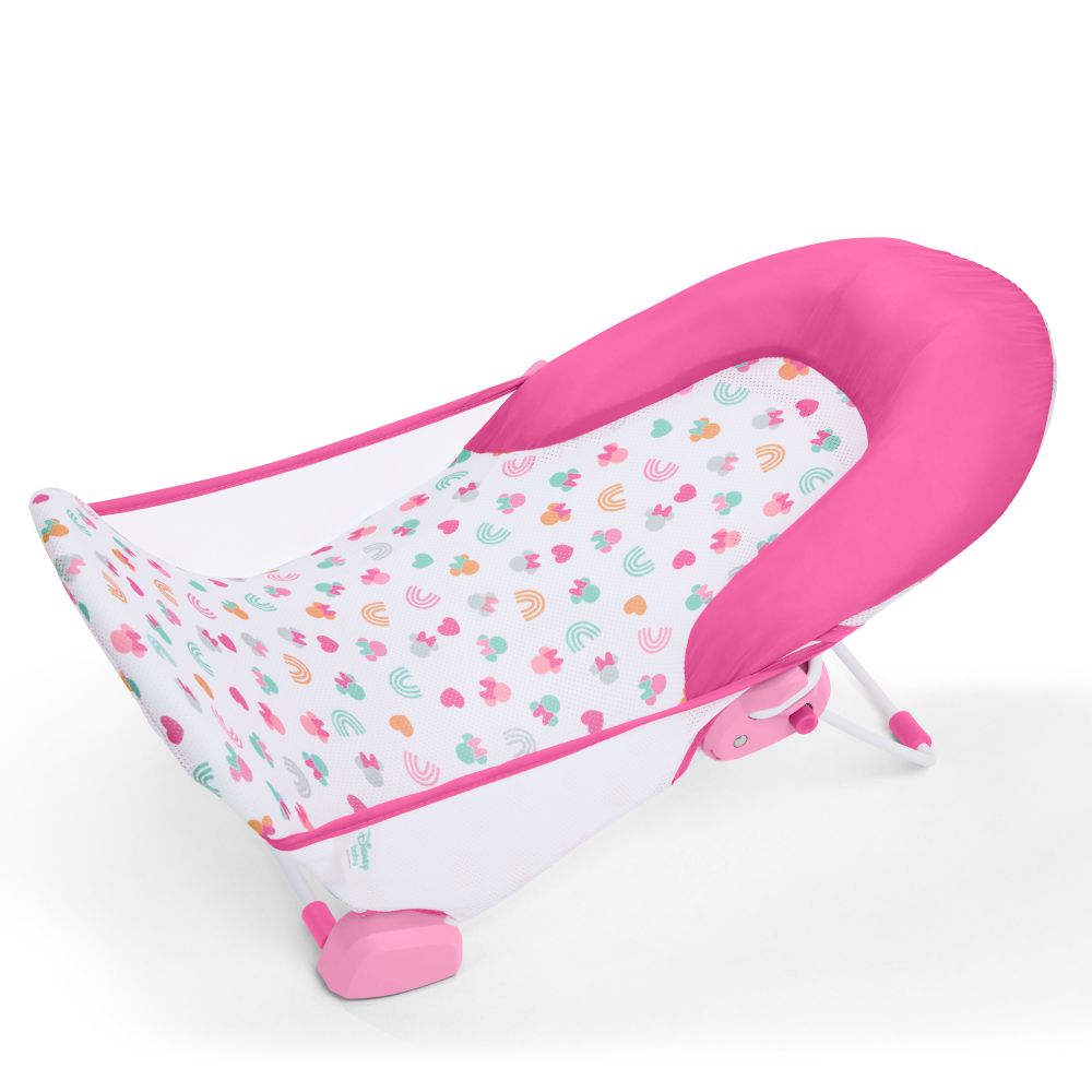 Bright Starts - Minnie Mouse Foldaway 2-Position Baby Bather - Pink