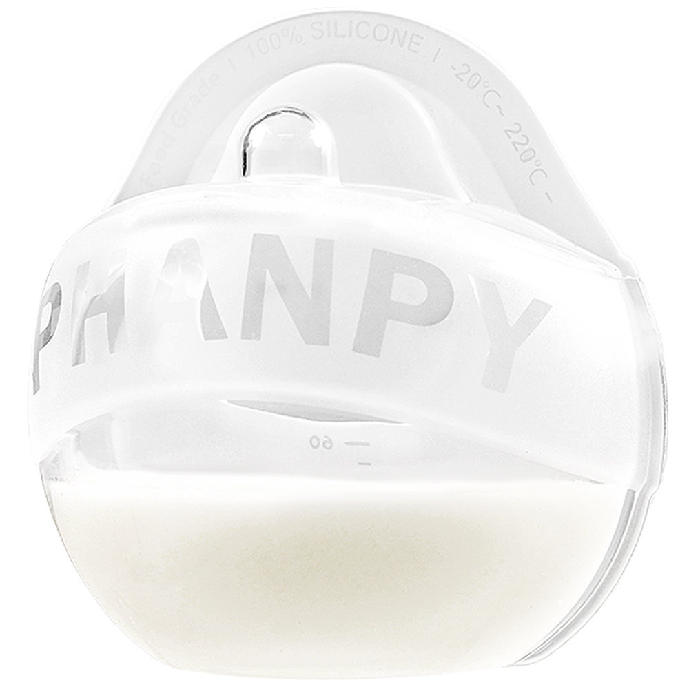 Phanpy - Wearable Silicone Breastmilk Collector - Clear - 90 ml