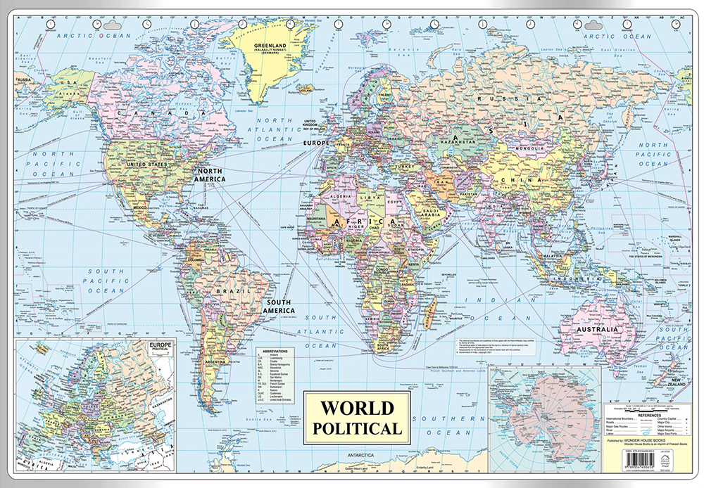 Prakash Books - World Political Map