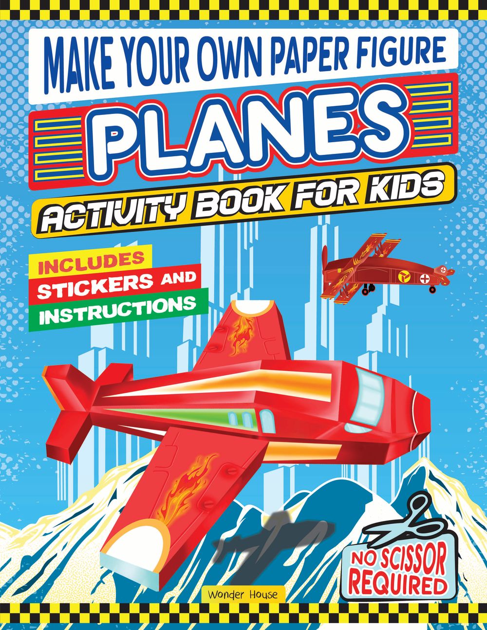 كتاب Make Your Own Paper Figure - Planes Activity Book