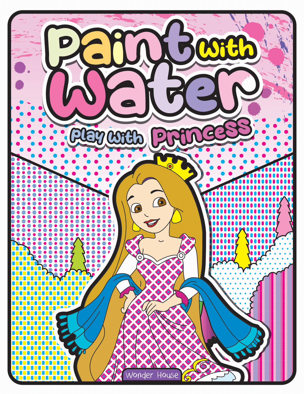 كتاب Paint With Water Play With Princess