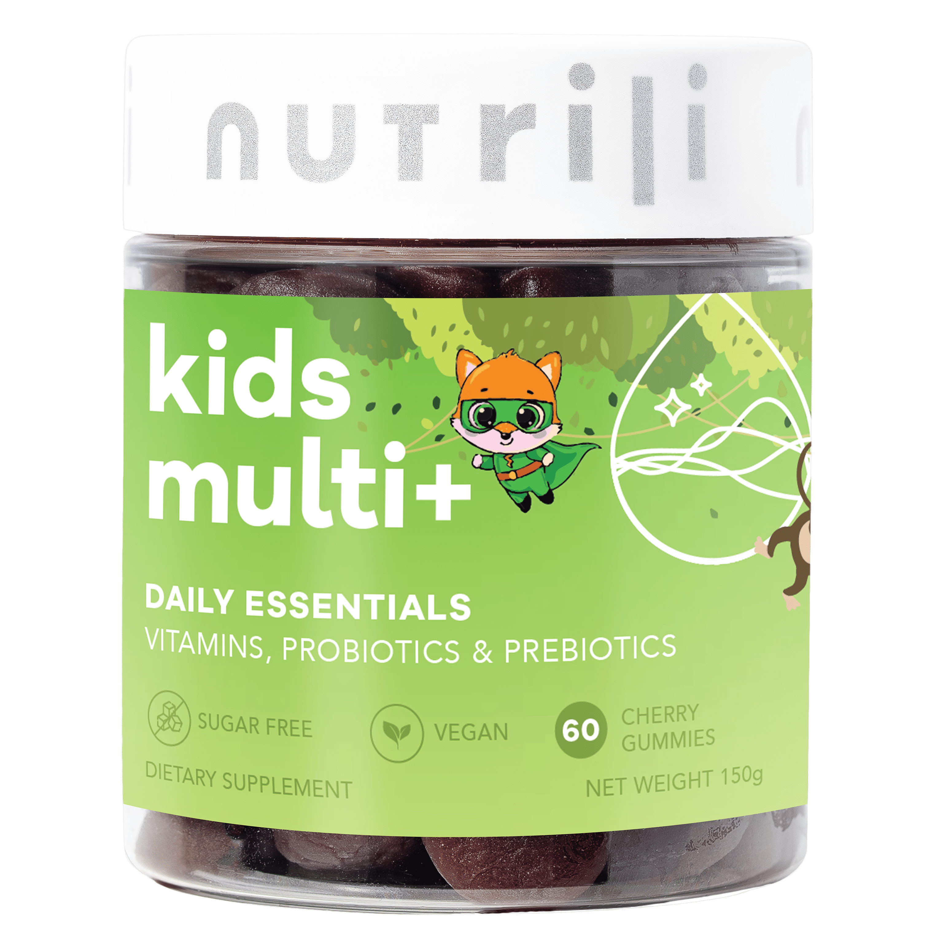 Nutrili - Kids Multivitamin+ Sugar Free Gummies - 60 Pcs