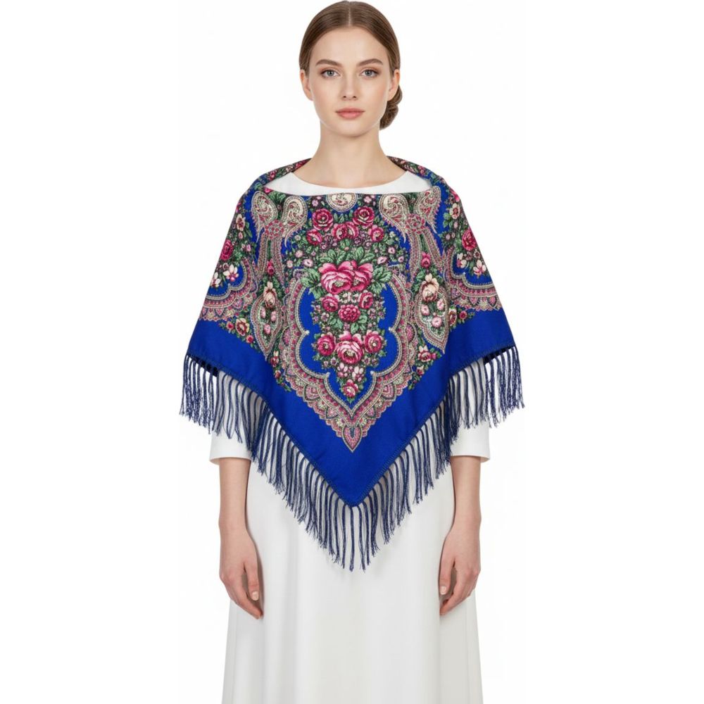 D' Daniela - Ania Women's Eastern European Cotton Tassel Shawl
