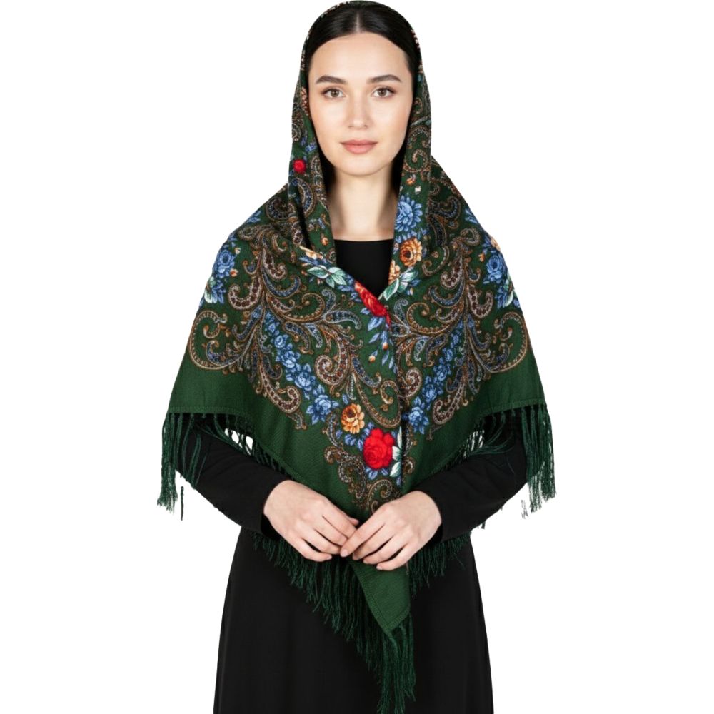 D' Daniela - Valeriya Women's Eastern European Cotton Tassel Shawl