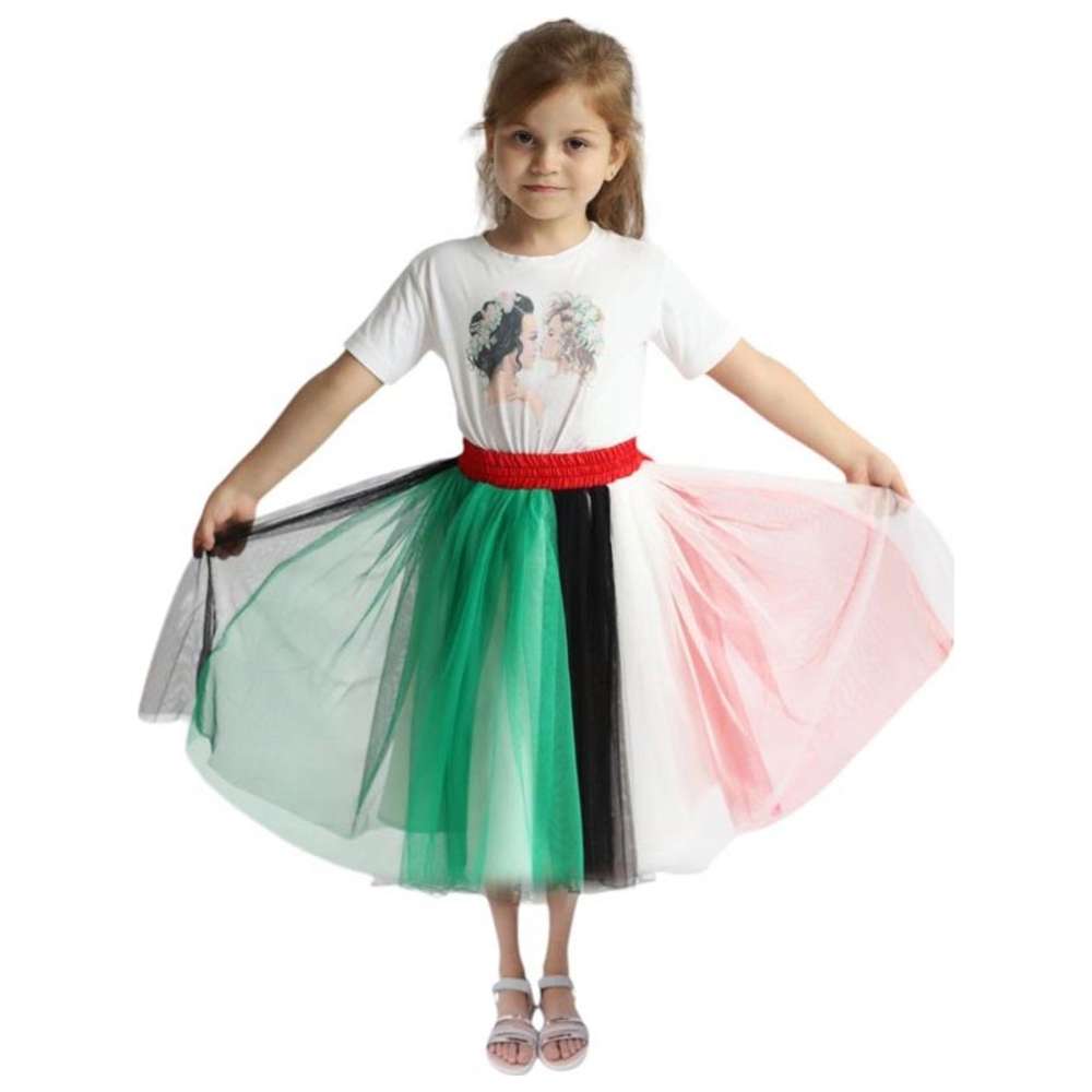 D' Daniela - Girls UAE Flag National Day Skirt