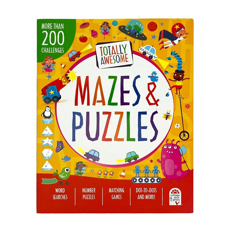 Totally Awesome Mazes And Puzzles Book