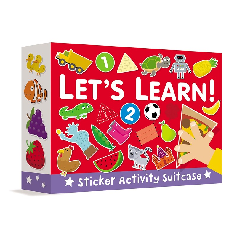 Sticker Activity Suitcase Let's Learn!