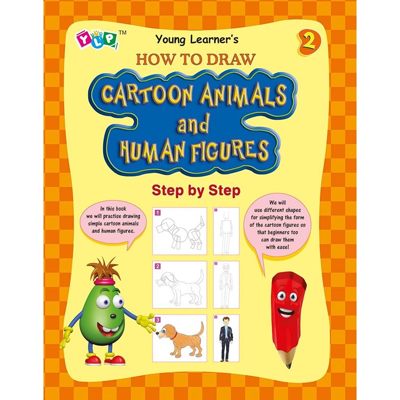 كتاب كيفية الرسم - حيوانات كرتونية وأشخاص